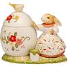 PALAIS ROYAL Scatola Uovo di Pasqua con Coniglio 28,5cm Ceramica