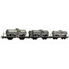 Rivarossi HR6490 Rivarossi Set 3 carri cisterna da 27m3 a 2 assi Vzekk ex tipo Mbe, FS