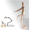 Base per supporto per stop motion, espositore figure, statuine in argilla,