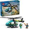 LEGO City Elicottero di Soccorso Giocattolo 60405, Regalo di Compleanno per B...