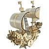 Azone Puzzle 3D in legno Azone ki-gu-mi One Piece Thousand Sunny MEGA VER. Dal Giap...