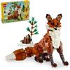 LEGO Creator 3in1 Animali della Foresta: Set Giocattolo Volpe Rossa per Bambi...