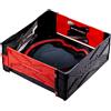 Beyblade x con l'arena clash and carry, ghiera x-celerator e trottole personalizzabili