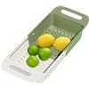 Fmzrbnih Colino sopra il lavello - Lavabo per frutta con grande capacità, vassoio per la frutta per il lavandino | Setaccio da cucina espandibile portatile per frutta e verdura per campeggio all'aperto