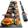 itrusou Tappetino Riscaldante Espandibile ca. 137x40 cm - 7 Temperature, ℃/℉, Timer 99H, Blocco Bambini, Dimensioni Personalizzabili per Buffet e Feste