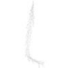 Kbnuetyg Ghirlanda di cristalli acrilici - Ghirlanda per albero di Natale, perle artificiali, decorazione per albero di Natale, 110 cm