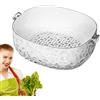 Generic Cestello scolapiatti, Cestello lavaverdure, Cestello colino a doppio strato per alimenti - Cestello scolapiatti, Cestello scolapiatti, Cestello scolapiatti in acciaio inox, Drenaggio efficiente
