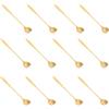 MAGICLULU Set Di Cucchiai Per A Forma Di Cuore in Oro Finemente Lavorati Con Manico Lavabile in Lavastoviglie