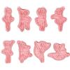 Generic Tagliapasta Ballerina - 8 Pezzi Stampo Per Biscotti Ballerina Per Bambini Stampi Per Stampi Da Balletto, Stampo Da Cottura A Forma Di Ballerina, Set Di Stampini A Tema Danza | Fornitura