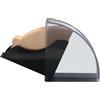 Generic Porta del filtro del caffè con coperchio, supporto per filtro caffè | Polvere acrilico Poeta Donor Stand Coffee Filtro Porta di supporto | Porta di carta a forma di ventola con copertura, distributore