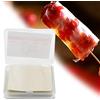 Gonetre 500 Pezzi di Carta di Riso Commestibile, Carta di Riso per Torrone, Carta di Torrone, Carta di Riso Glutinoso, Fogli di Carta di Riso Commestibili Fatti a Mano Involtini