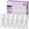 Philips LED Standard Lampadina 25W G9 WW ND 6CT/6 EC 6 pezzi P.