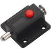 FADGOOD Door Window Cabinet Cupboard Slide Locker Home Safety Push Button Spring Automatic Bolt Hardware,Nero