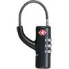 FADGOODLucchetto Piccolo Impermeabile Lucchetto A Combinazione Intelligente Portatile Lucchetto Con Codice Doganale,nero-B -Lega