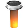 Generico Luce solare di ricambio-Luce sul coperchio solare impermeabile per barattoli di muratore, inserto per lampada a led alimentato a sole a bocca larga | Tappo di sostituzione 'illuminazione fata all'