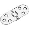 Fdit 80 * 30mm Tavolo Porta Scrivania Finestra Cerniera In Lega di Zinco Metallo Rotondo Bordo Macchina Da Cucire Tavolo Pieghevole Mobili Vassoio Cerniera(Argento)