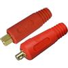 RIVERWELD Set di connettori per pannello di saldatura TIG DKJ10-25 e EDKL10-25 200Amp con montaggio rapido in stile Dinse-Style, 2 pezzi