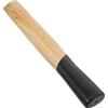 OFFIGAM Manico Martello in Legno, Ricambio per Martello da Muratore Impugnatura Comoda e Occhiello Ovale, Facile Installazione e Resistenza alle Crepe