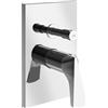 GESSI Miscelatore Doccia a Parete Gessi Ventaglio 72079 - 2 Vie con Deviatore Automatico - Cromo