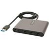 StarTech.com Adattatore USB-A a HDMI 1080p 60 Hz a 4 porte - Convertitore USB ti