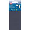 Prym Brym 929501 - Toppa in nylon autoadesiva, Blu marino, 2 pezzi, 6,5 x 14 cm