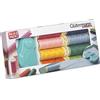 Gütermann Gutermann Creativ Cucitutto - Set di 8 bobine da 100 m + taglierina rotativa pieghevole PRYM da 28 mm, colori vivaci