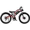 NexaCore Mountain Bike Elettrica - Compatibile con Duotts N26 | 250W | Fat Bike 26 | Autonomia 120 km | Cambio Shimano 7v | Velocità limitata 25 km/h