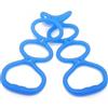 Flexoria Bande di resistenza regolabili in silicone a 7 anelli per fitness, yoga, pilates, fisioterapia, stretching e allenamento della forza, fascia per esercizi di allenamento per uomini e donne
