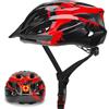 Moplasz Casco Bici Adulti con LED Luce, 57-62cm per Uomo e Donna | Leggero e Regolabile, Antiurto e Confortevole, Ideale per Pendolarismo Urbano e MTB