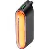 Generic Fanale Posteriore for Bicicletta Installazione Magnetica 400mAH Tipo-C IPX6 Impermeabile Smart Brake Sensing Luce Posteriore MTB Luce for Ciclismo su Strada