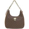Pollini BORSA HERITAGE A SPALLA CON STAMPA LOGO ALL-OVER