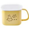 Fuji Horo Giappone NUOVO Fuji Horo Miffy Pastel Miso Storage Container Smalto Giallo