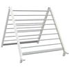 vidaXL Stendibiancheria Vasca da Bagno Estensibile 53-90 cm Alluminio, stendino, stendino da Interno, portabiancheria, stendino Vasca da Bagno