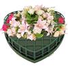 Generic Schiuma Per Fiori A Forma Di Cuore, Blocco Di Schiuma Floreale | Spugna Verde Per Composizioni Floreali, Forniture Di De