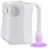 Generic Lampada da toilette a LED - Luce notturna a LED che cambia colore | Luce notturna attivata dal sensore di movimento della luce della tazza del WC con sensore intelligente per l'arredamento del bagno,