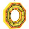 LiebeWH Specchio Bagua Convesso in Legno per Feng Shui Protezione Casa Ufficio