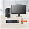 Lenovo Postazione Completa Office: I5-6500T + Monitor 23" + Kit mouse e tastiera USB