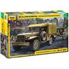 Zvezda 3656 - WC-51 Beep US Military Multipurpose 3/4T Vehicle, Scala 1/35, Model Kit