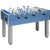 Garlando Calciobalilla G-500 Weatherproof Blu con Aste Rientranti - Calcio Balilla da Esterno