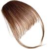 Generic Wispy Bangs, fermaglio per capelli, clip in frangetta, parrucca in capelli veri da donna - copre i capelli diradanti. Capelli per uso quotidiano, sorelle, moglie, extension per capelli, frangia da