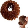 Generic Fermaglio magico per capelli a forma di nido di , per chignon, antiscivolo, accessorio per capelli da donna, per coda di cavallo, chignon, acconciature, trucco, lavaggio del viso e lavoro