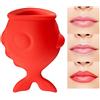 Generic Filler per labbra a forma di pesce - Ingrandimento naturale delle labbra in silicone, strumento per l'ingrandimento delle labbra a lunga durata per labbra sexy e più carnose | Accessorio compatto