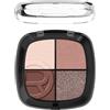 L'Oreal Paris L'Oréal Paris Rendez-Vous Couleur Eye & Cheek Eyeshadow, palette viso multiuso 4 in 1, facilmente sfumabile e costruibile, colore luminoso Quad Cold Platinum