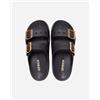 Crocs Saturday Metallic Buckle W - Sandali - Donna - Nero