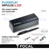 FOCAL IMPULSE 4.320 Amplificatore Classe D Compatto 4x55Wrms 4ch