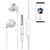 Generic Cuffie per con cavo, auricolari in silicone per , ultraleggere, 3,5 mm, a prova di sudore, cancellazione del rumore, per russare, viaggi, yoga, meditazione