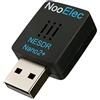 NooElec Set USB NESDR Nano 2+ Tiny nero RTL-SDR (RTL2832U + R820T2) con antenna TCXO e MCX a rumore ultra-basso di fase 0,5PPM. Software definito radio, compatibile DVB-T e ADS-B, sicuro ESD