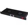 LINK Modulo 2 Ventole Raffreddamento con Display, Nero