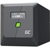 Green Cell PowerProof Gruppo di Dontinuità UPS 750VA/480W con Display LCD, Sinusoide Pura, Protezione Affidabile da Blackout e Sovratensioni, Backup Energia, RJ45, 4 Prese Schuko + IEC