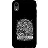 Japanese Storm Raijin Thunder Dragon Myt Custodia per iPhone XR Raijin e Dragon Thunder comanda il mito del cielo
